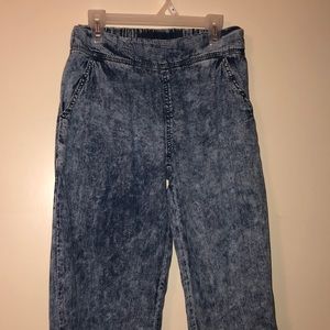 Denim Looking Palazzo Pants